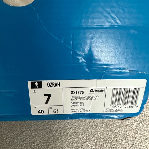 Men’s Size 7 - adidas Ozrah White, NIB, new in box, GX1875 - Picture 3 of 3
